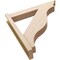 Ekena Millwork 6-in W x 34-in D x 34-in H Funston Trad Rough Cedar Woodgrain TimberThane Outlooker, Primed Tan OUTUR060X34X34FST04RCPR - alternate 3